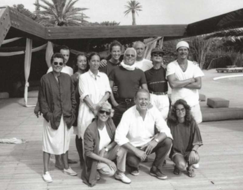 giorgio armani carla vanni foto di gruppo a pantelleria