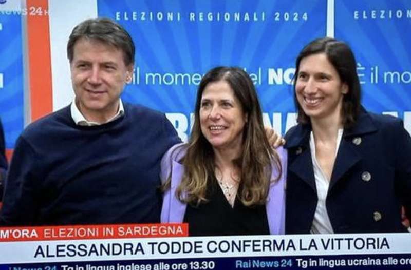 giuseppe conte alessandra todde elly schlein 2