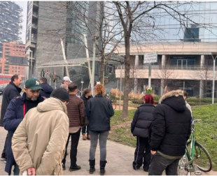 IDENTIFICAZIONE MANIFESTANTI CHE COMMEMORANO NAVALNY A MILANO