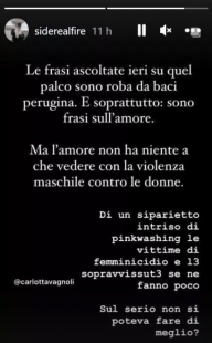 IL POST DI ELENA CECCHETTIN CONTRO L INTERVENTO DEL CAST DI MARE FUORI A SANREMO