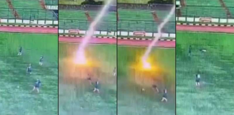 indonesia calciatore morto dopo essere colpito da un fulmine in campo 3