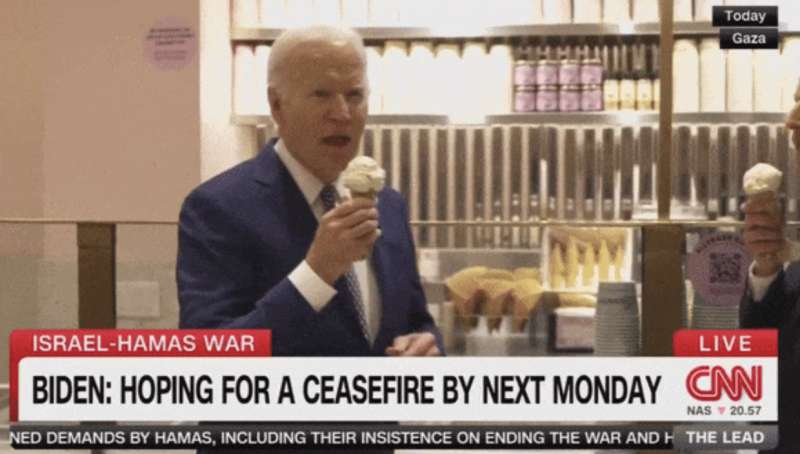 joe biden mangia il gelato 2