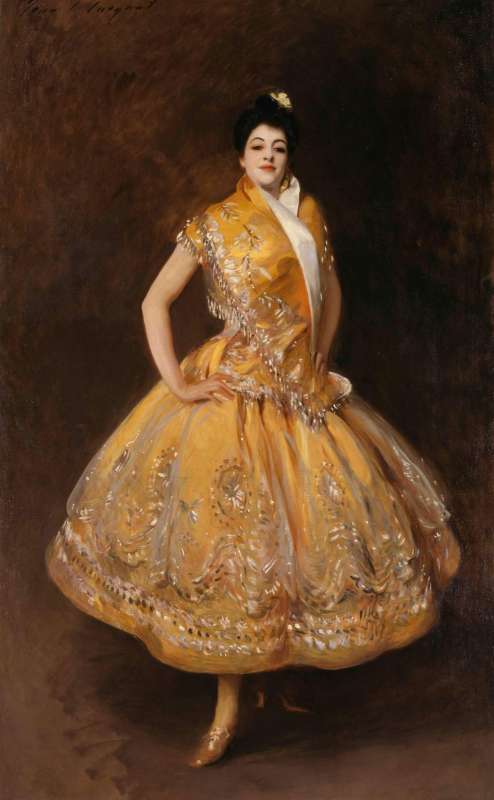 john singer sargent la carmencita 1890