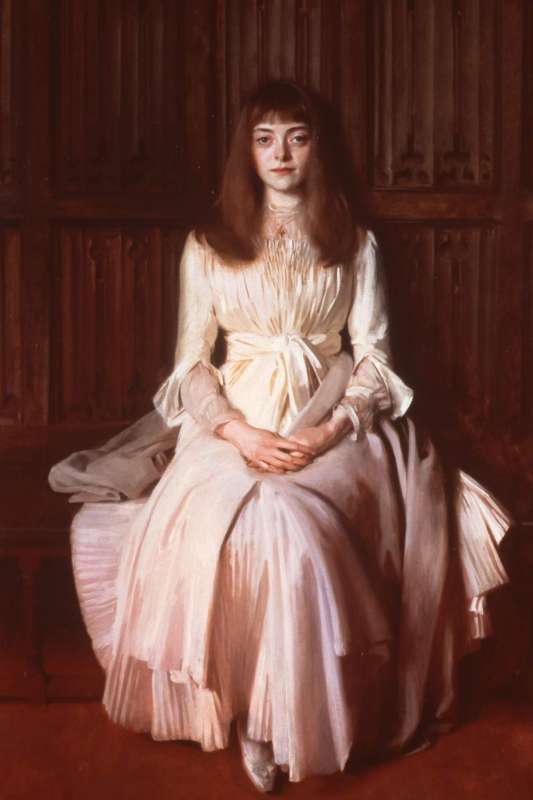 john singer sargent portrait of miss elsie palmer 1890