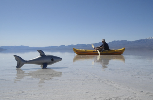 kayak nella death valley a causa delle piogge 1