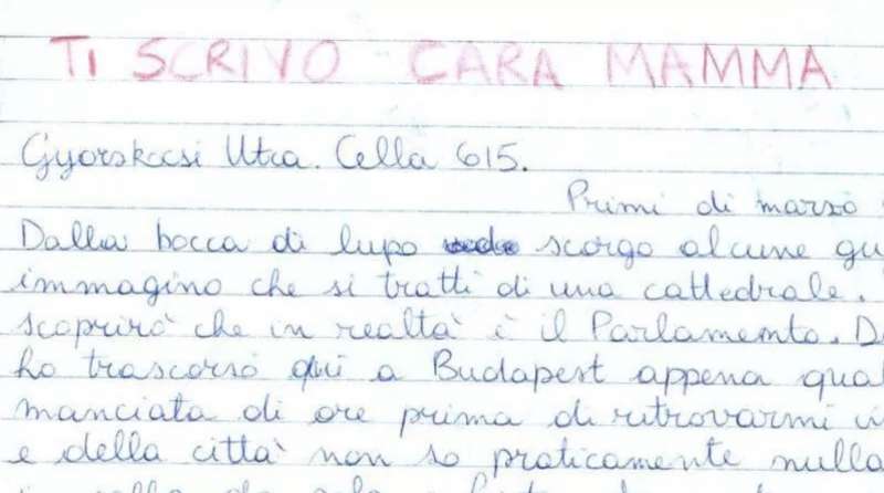 la lettera di ilaria salis dal carcere di gyorskocsi utca, a budapest 6