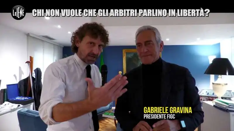 LE IENE - CASO ARBITRI - GABRIELE GRAVINA