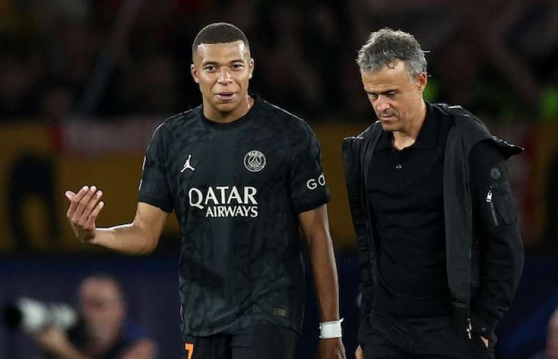 luis enrique kylian mbappe