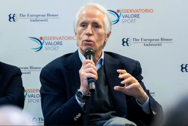 GIOVANNI MALAGO' Osservatorio valore sport organizzato da The European House Ambrosetti