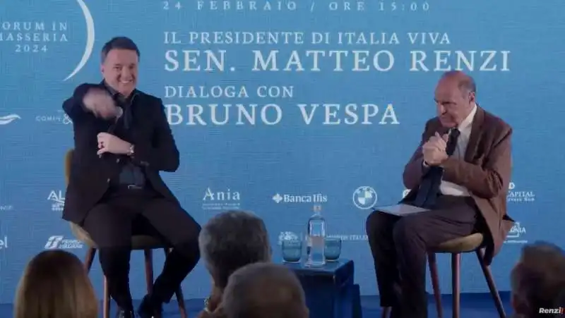 matteo renzi   bruno vespa   forum in masseria   saturnia   3