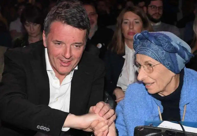 matteo renzi   emma bonino    incontro per gli stati uniti deuropa 