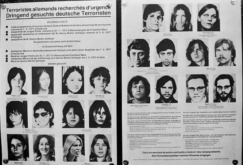 membri del gruppo baader meinhof