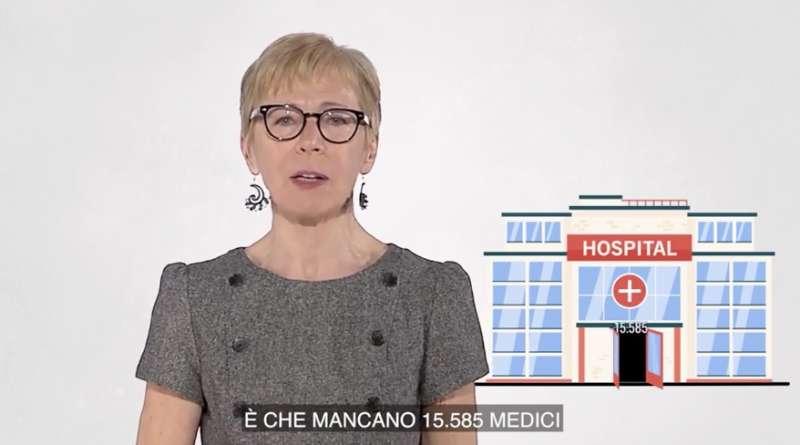 milena gabanelli - mancanza di medici nella sanita pubblica