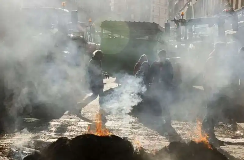 protesta degli agricoltori a bruxelles   15