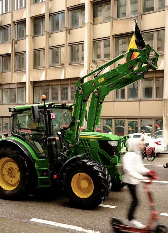 protesta degli agricoltori a bruxelles 4