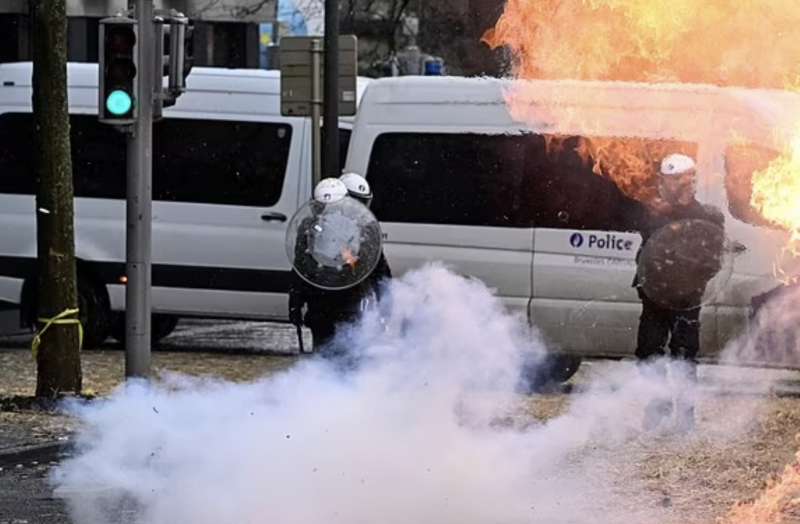 protesta degli agricoltori a bruxelles 5