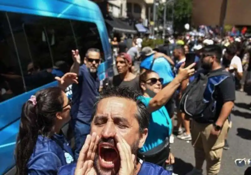 ARGENTINA - PROTESTE CONTRO IL GOVERNO DI JAVIER MILEI