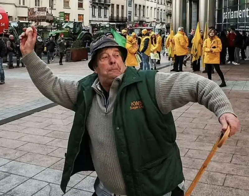 proteste degli agricoltori a bruxelles   13