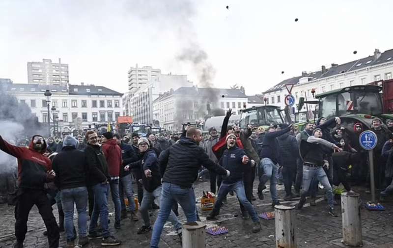 proteste degli agricoltori a bruxelles 20