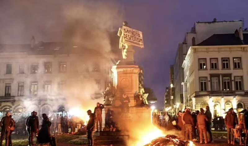 proteste degli agricoltori a bruxelles 3