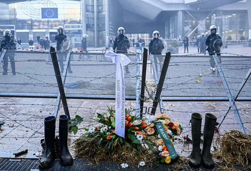 proteste degli agricoltori a bruxelles 4