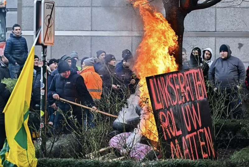 proteste degli agricoltori a bruxelles 5