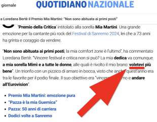 quotidiano nazionale, voletevi