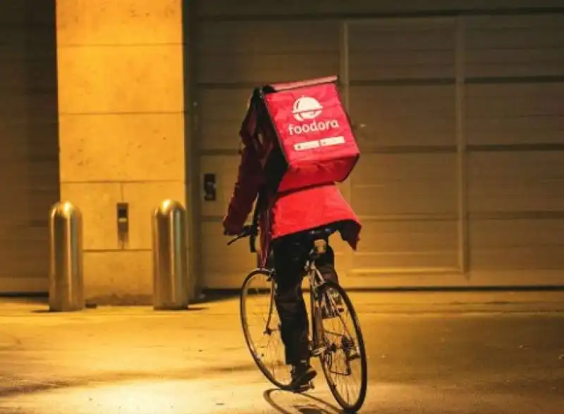 rider in Germania - delivery