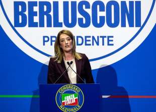 roberta metsola congresso forza italia