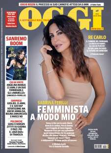 SABRINA FERILLI - COPERTINA OGGI 14-21 FEBBRAIO 2024