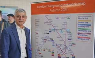 sadiq khan e le nuove fermate dell overground 2