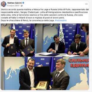 SALVINI RUSSIA UNITA