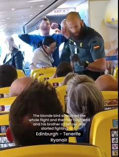 scazzo a bordo in un volo tra tenerife ed edimburgo 3