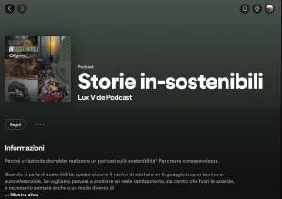 STORIE IN-SOSTENIBILI - IL PODCAST DI ENAV E LUX VIDE