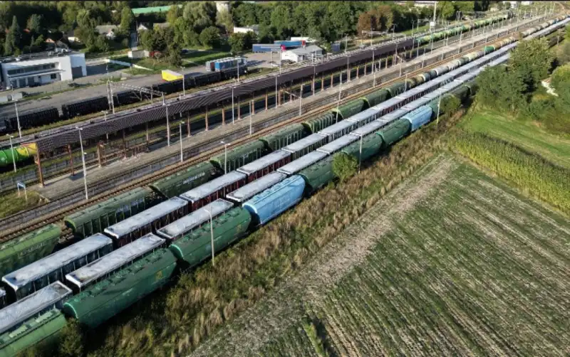 treni russi nel donbass