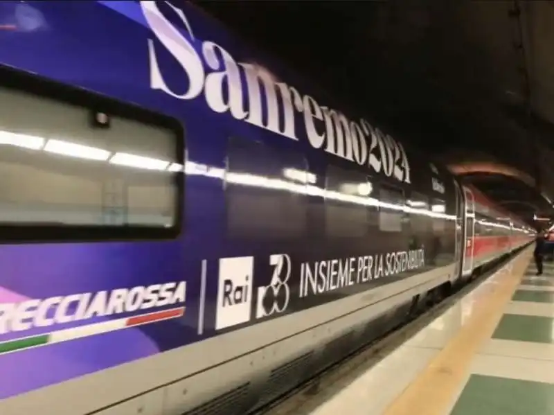 treno frecciarossa speciale per  sanremo  2