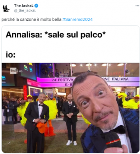 tweet seconda serata sanremo 2024 2