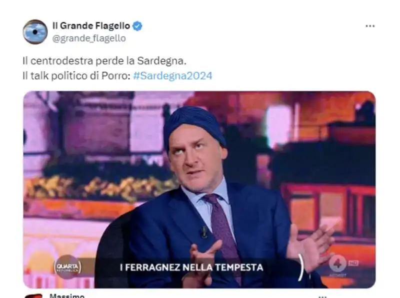 tweet sulle elezioni in sardegna   3