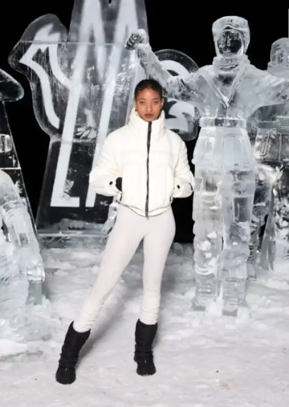 willow smith sfilata moncler grenoble st moritz