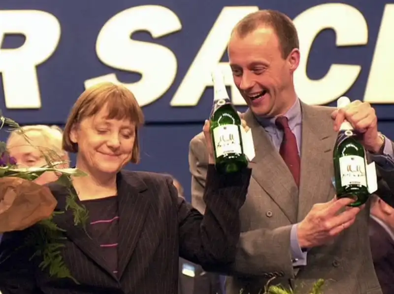 angela merkel   friedrich merz 