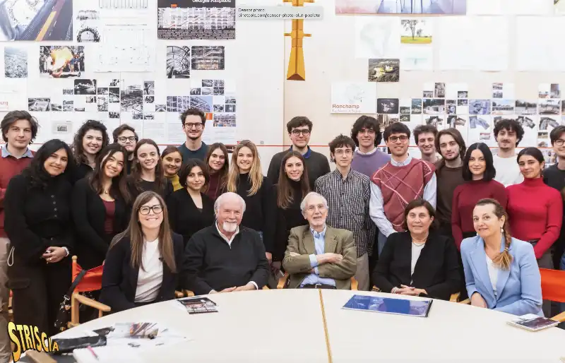 antonio ricci e renzo piano al politecnico di milano