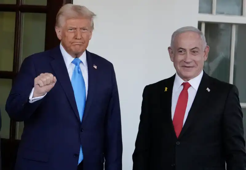 DONALD TRUMP BENJAMIN NETANYAHU 