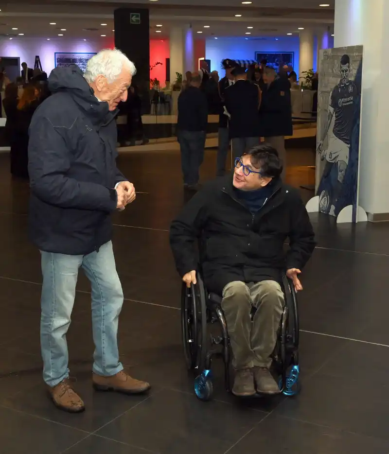 luciano buonfiglio  e luca pancalli foto  mezzelani gmt 034