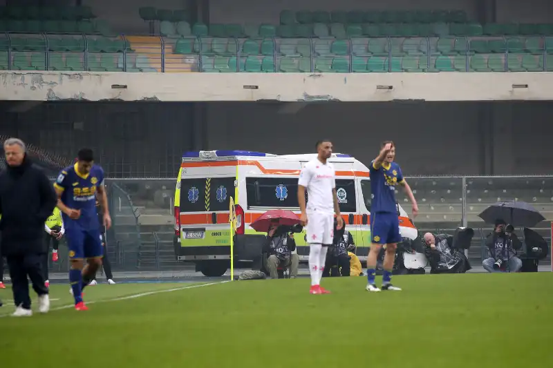 malore per moise kean durante verona fiorentina   1