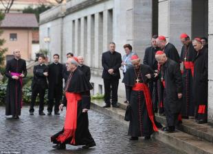 LARRIVO DEI CARDINALI PER IL CONCLAVE