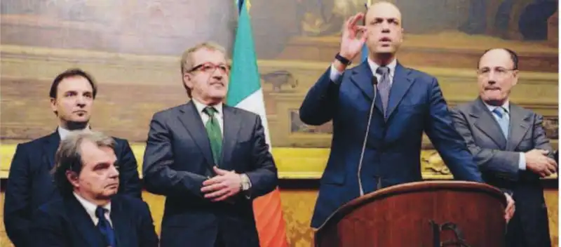 BRUNETTA MARONI ALFANO SCHIFANI 