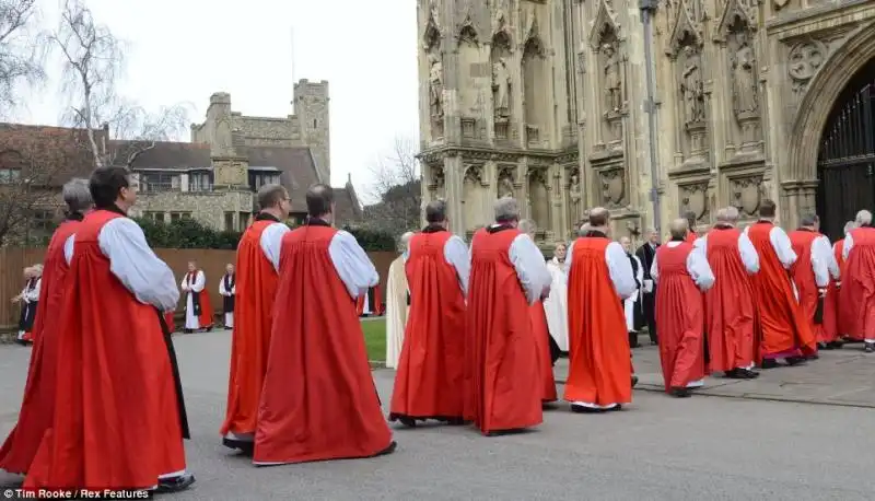 CERIMONIA DI INSEDIAMENTO DEL NUOVO ARCIVESCOVO DI CANTERBURY JUSTIN WELBY 