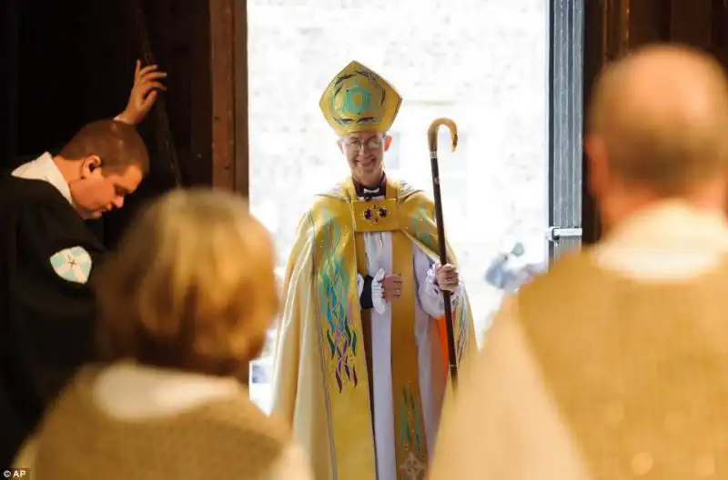 CERIMONIA DI INSEDIAMENTO DEL NUOVO ARCIVESCOVO DI CANTERBURY JUSTIN WELBY 