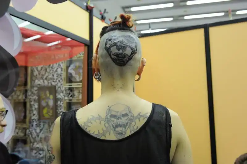 Cranio tatuato 