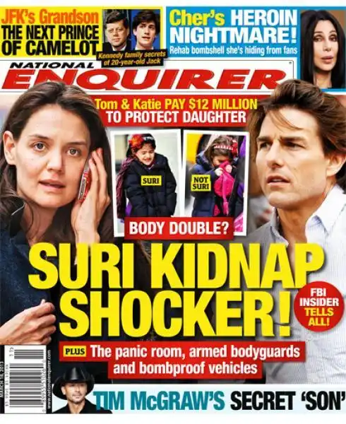 ENQUIRER: TOM CRUISE E KATIE HOLMES